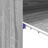 Desk with Drawer Grey Sonoma 77.5 x 43 x 79 cm Engineered Wood 869519