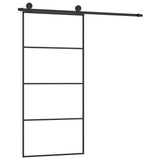 Sliding Door with Hardware Set 90x205 cm ESG Glass&Aluminium 3152147
