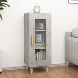 Sideboard Concrete Grey 34.5x34x90 cm Engineered Wood 812397