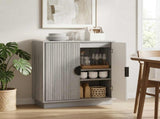 Sideboard VENRAY Grey Sonoma 66 x 33 x 77.5 cm Engineered Wood 8019988