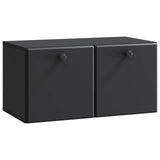 Wall-Mounted TV Cabinet 59.5 x 31 x 30 cm Black Engineered Wood 899216