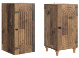 Cabinet Set 2 pcs Old Wood Engineered Wood 3416455