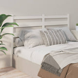 Bed Headboard White 206x4x100 cm Solid Wood Pine 818441