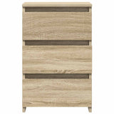 Bed Cabinets 2 pcs Sonoma Oak 40x35x62.5 cm Engineered Wood 806218