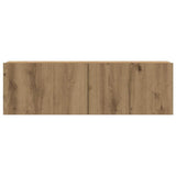 Wall Mounted TV cabinets 8 pcs Artisan Oak Engineered Wood 3328956