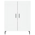 Highboard White 69.5x34x180 cm Engineered Wood 3189973