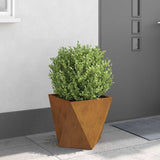 Planter Rusty 40 x 40 x 40 cm Weathering Steel 883834