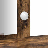 Dressing Table Brown 102 x 33 x 135 cm Engineered Wood 865185