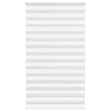 ZNTS Zebra Blind White 120x200 cm Fabric Width 115.9 cm Polyester 4014785