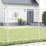 Fence Element ASSEN White 170 x 170 cm Steel 42003924