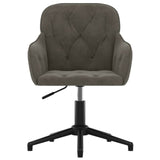 Dining Chair 2 pcs Dark Grey 55 x 59.5 x 77 cm Velvet 3415414