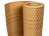 Balcony Screen Light Brown 300x100 cm Poly Rattan 156267