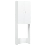 ZNTS Washing Machine Cabinet White 64x25.5x190 cm 808413