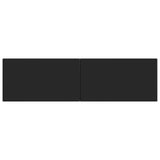 Wall-Mounted Headboard BREDA Black Engineered Wood 897596