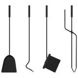 5 Piece Fireplace Tool Set 18x56 cm Steel 156377