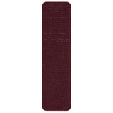 Anti-slip Stair Mats 15 pcs 75 x 20 cm Bordeaux PP Rectangular 4019813