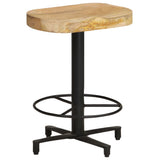 Bar Stools 2 pcs 52 cm Solid Mango Wood 321966