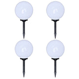 Outdoor Pathway Lamps 4 pcs LED 30 cm with Ground Spike 277116