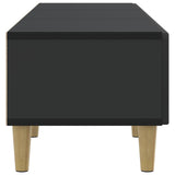 TV Cabinet with Drawer Black 147 x 34.5 x 30 cm Engineered Wood 894706