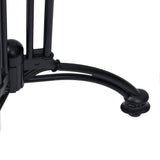 Bistro Table Leg Black 60x72 cm Cast Aluminium 325435
