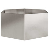 Garden Planter Hexagon 104x90x45 cm Stainless Steel 851133