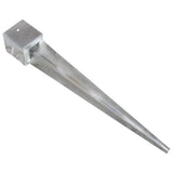 Ground Spikes 6 pcs Silver 12x12x89 cm Galvanised Steel 145426