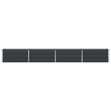 Planter Anthracite 385 x 50 x 45 cm Galvanised Steel 42018208