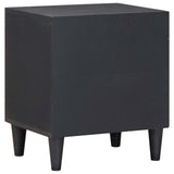 Bedside Cabinet with Door Black 40 x 33 x 46 cm 4018696