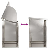 Parcel Drop Box Silver 47.5 x 38 x 59 cm Stainless Steel 874944