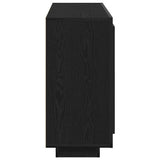 Sideboard Black Oak 92 x 35 x 75 cm Engineered Wood 862750