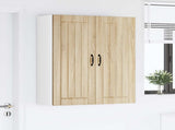 Wall Cabinet LUCCA Sonoma Oak 80 x 31 x 100 cm Engineered Wood 885147