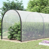 Clear Tarpaulin with Eyelets 12x12 m Polyethylene 4018582