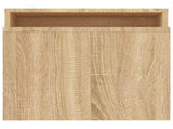 802915 Coffee Table Set Sonoma Oak 100x48x40 cm Engineered Wood