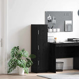 Highboard Black Oak 31.5 x 32 x 122.5 cm 869347