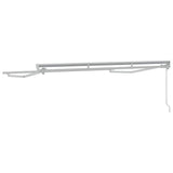 Awning Frame Manual Adjustable White 3 x 2 m Steel 42002523