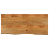 Table Top Live Edge 140x60x2.5 cm Solid Wood Mango 370553