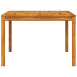 Garden Dining Table 110x110x75 cm Solid Wood Acacia 366369