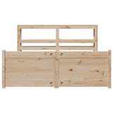 Bed Frame with Headboard without Mattress 150x200 cm King Size 3306023