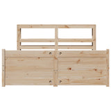 Bed Frame with Headboard without Mattress 120x190 cm Small Double 3306009