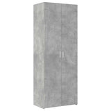 Highboard Concrete Grey 70x42.5x185 cm Engineered Wood 3281430