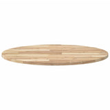 Table Top Round 80x2 cm Solid Wood Acacia 4008686