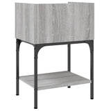 ZNTS Bedside Tables 2 pcs Grey Sonoma 40.5x31x60 cm Engineered Wood 825900