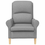 Armchair Light grey 76 x 94 x 102 cm Fabric 42009840