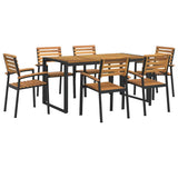 Garden Dining Set Natural wood Acacia wood Large Seats Many 3155409