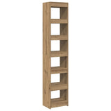 Book Cabinet/Room Divider Artisan Oak 40x30x198 cm 856813