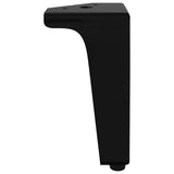 Furniture Feet 12 pcs Black 54.1 x 54.1 x 100 mm Iron 864779