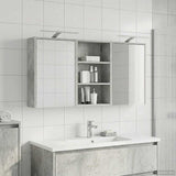 Bathroom Cabinet Set 3 pcs 126 x 16 x 62.5 cm Engineered wood 3403835