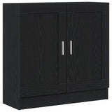 Book Cabinet Black Oak 82.5 x 30.5 x 80 cm Engineered Wood 862515