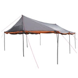 Family Tent with Roof Grey and Orange 600 x 400 x 268 cm 42028605
