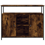 Sideboard Smoked Oak 100x35x80 cm Engineered Wood 835501